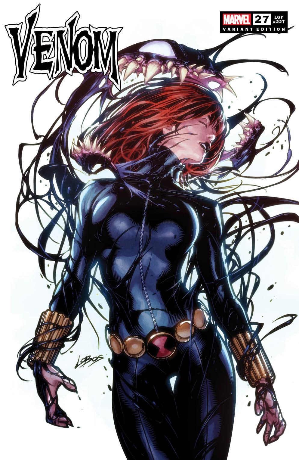 VENOM #27 - EXCLUSIVE - BLACK WIDOW VENOMIZED - LOBOS