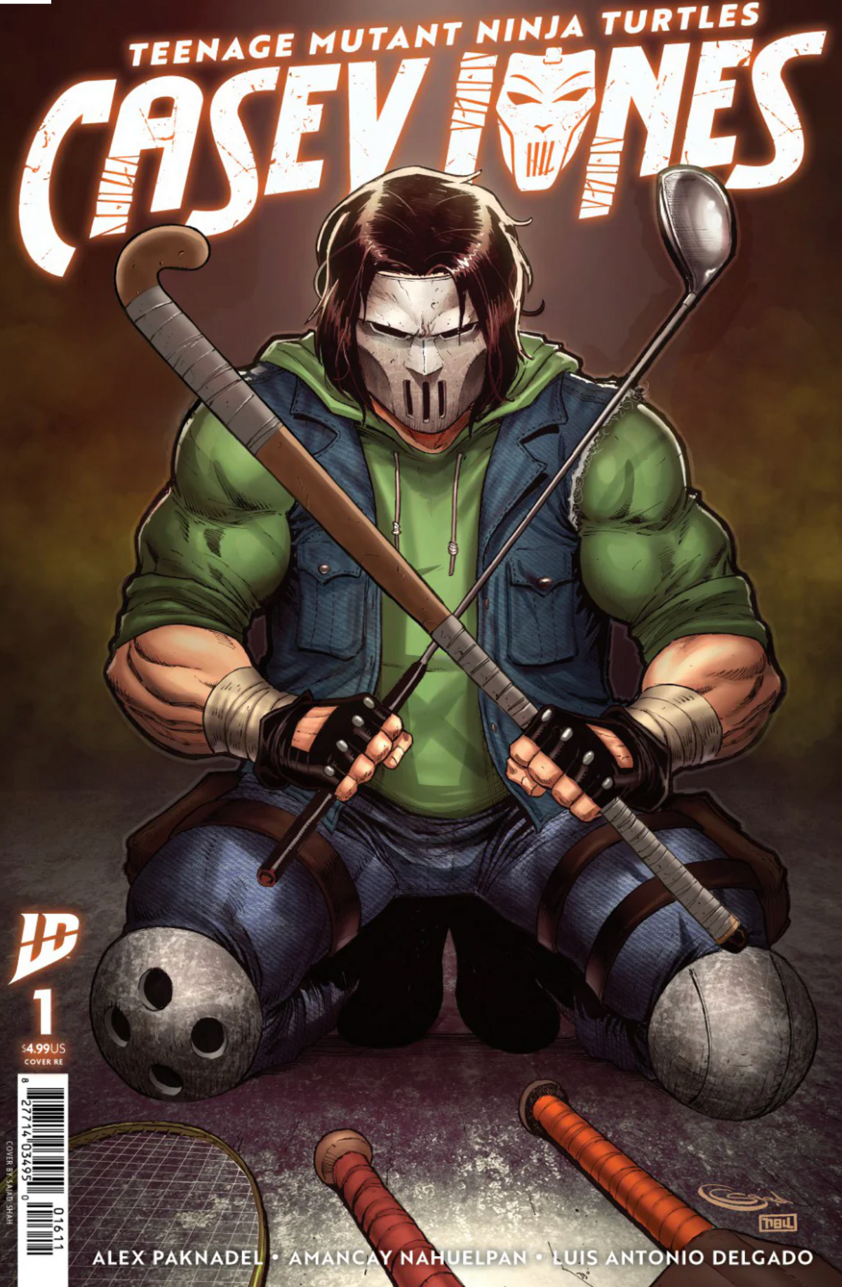 TMNT CASEY JONES #1 (2025) - VIRGIN & TRADE EXCLUSIVE - SHAH