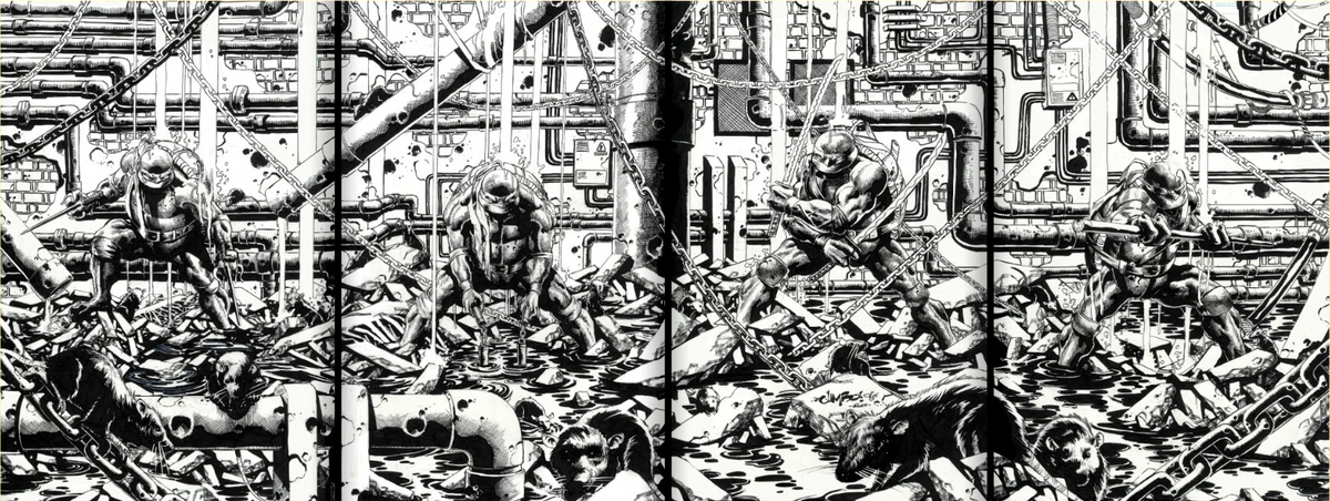 TMNT Teenage Mutant Ninja Turtles #9-12 (2025) B&W CONNECTING COVERS VIRGIN & TRADE EXCLUSIVE- SALGADO - PRESALE EST SHIP 11/10