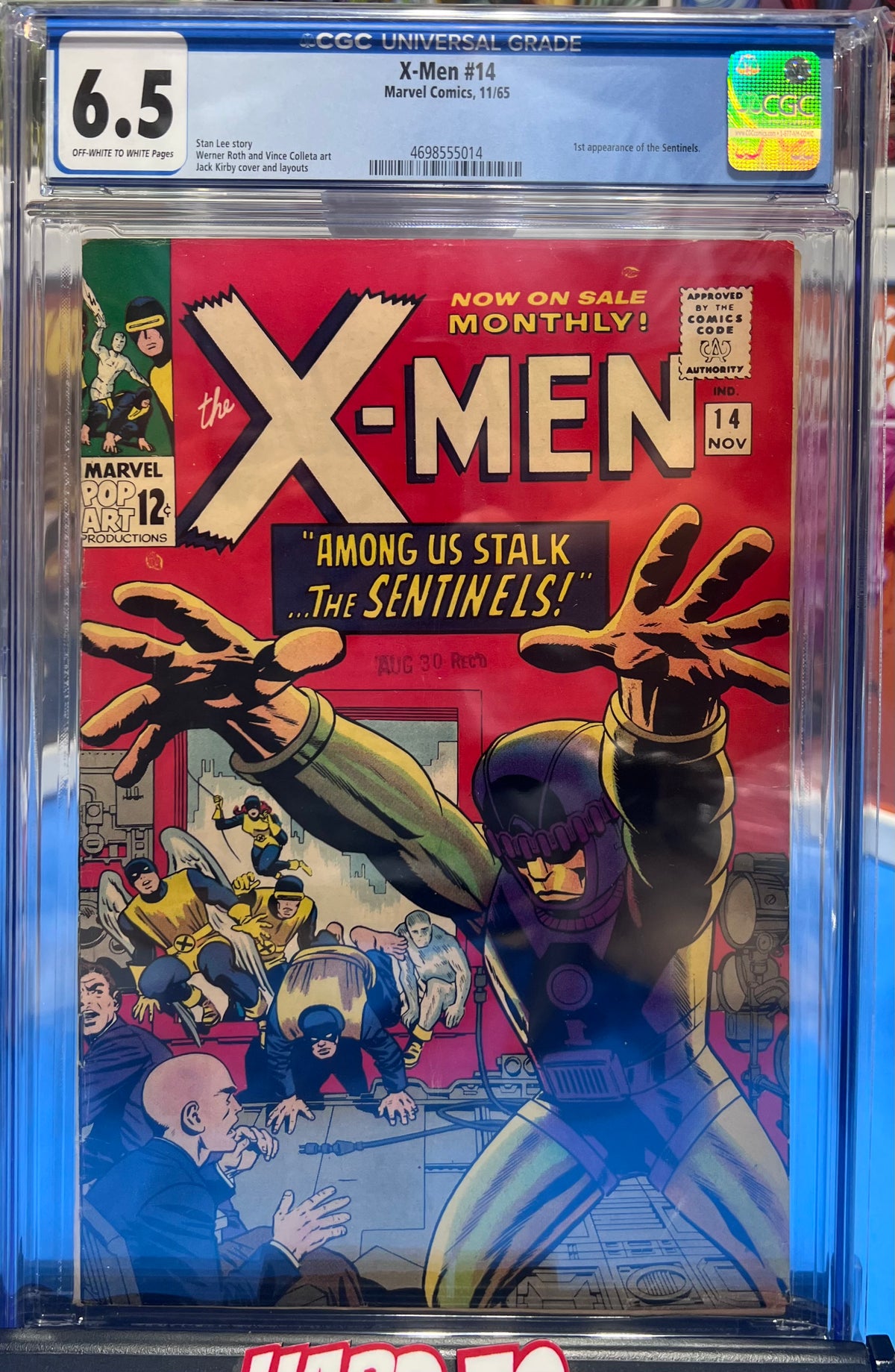 6.5 CGC X-MEN #14 (1965) 1ST APP SENTENIELS