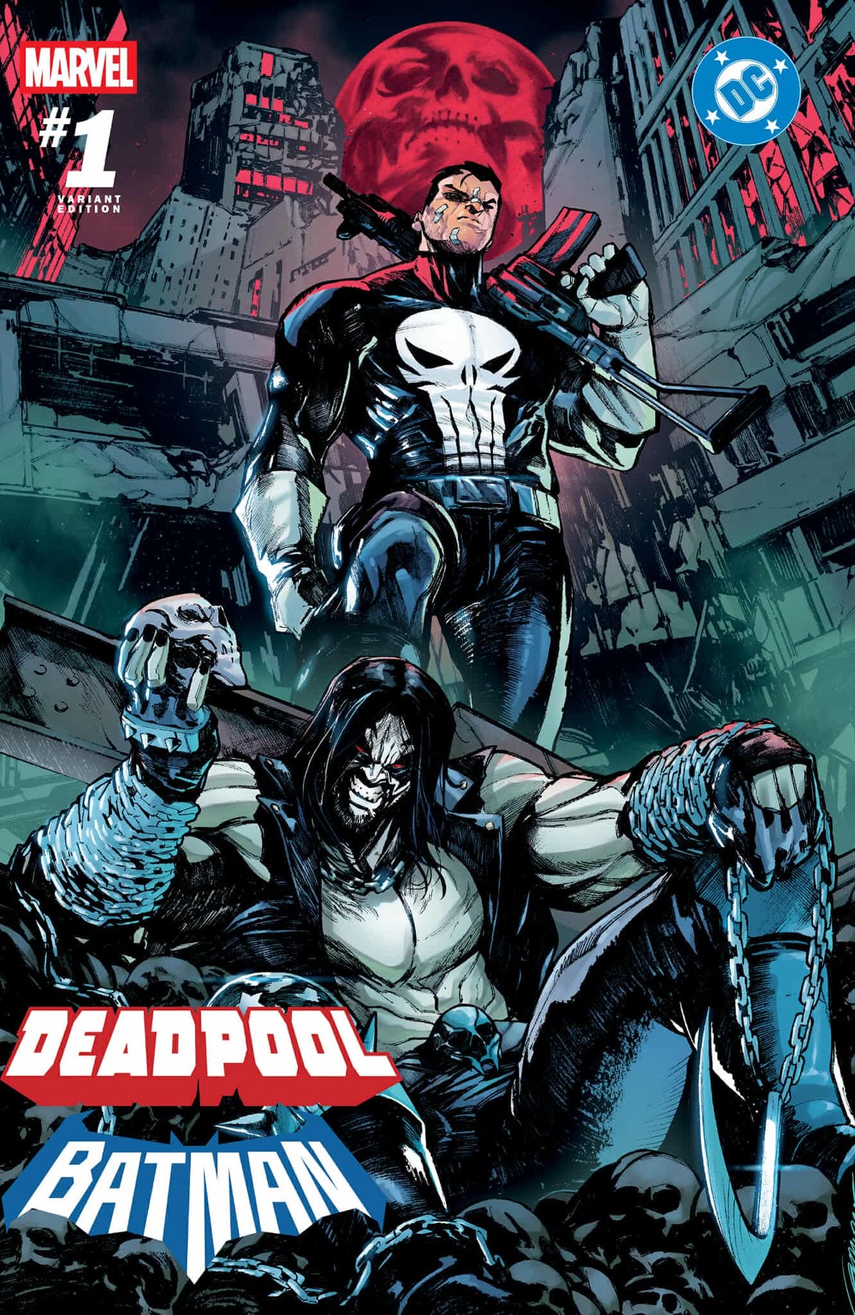 DEADPOOL BATMAN #1 EXCLUSIVE - PUNISHER LOBO - CAPPUCCIO