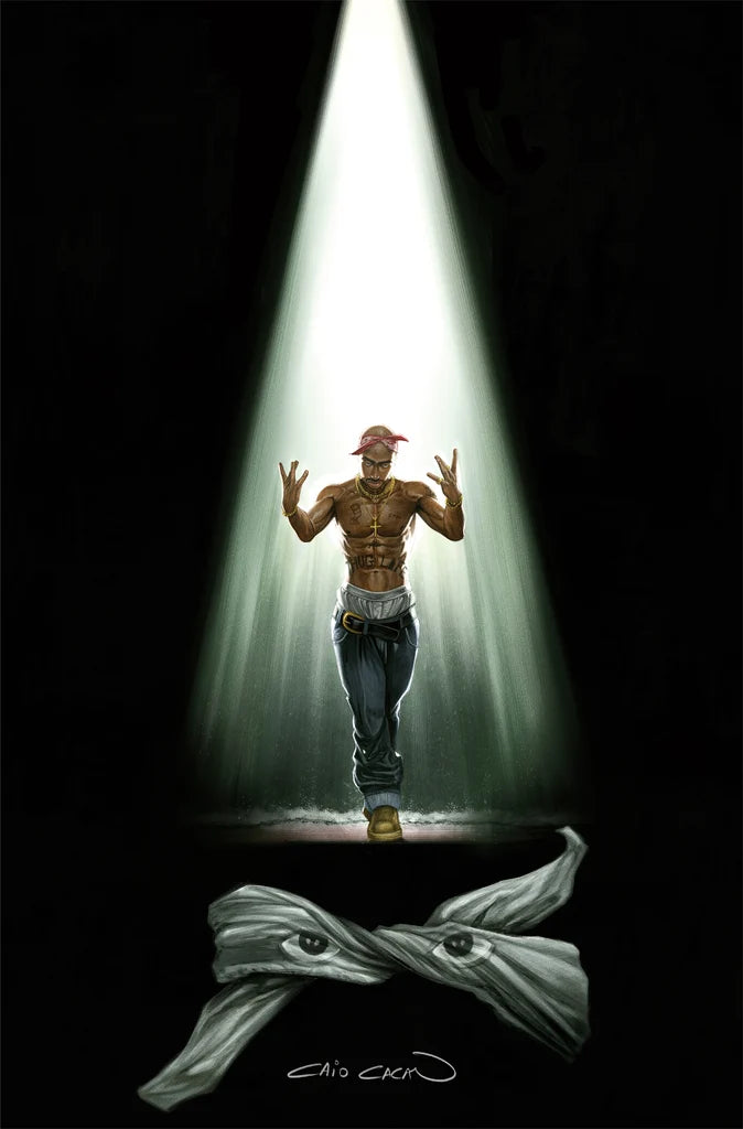 TRIBUTE TUPAC ALL EYES ON ME #1 EXCLUSIVE VIRGIN & TRADE CROW HOMAGE LTD 300