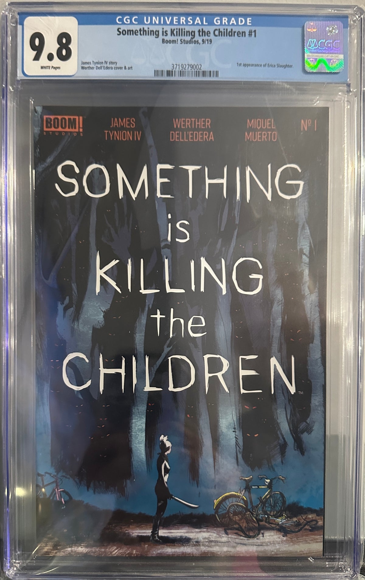 9.8 CGC SOMETHING IS KILLING THE CHILDREN #1 (2019) 1ST APP ERICA SLAUGHTER