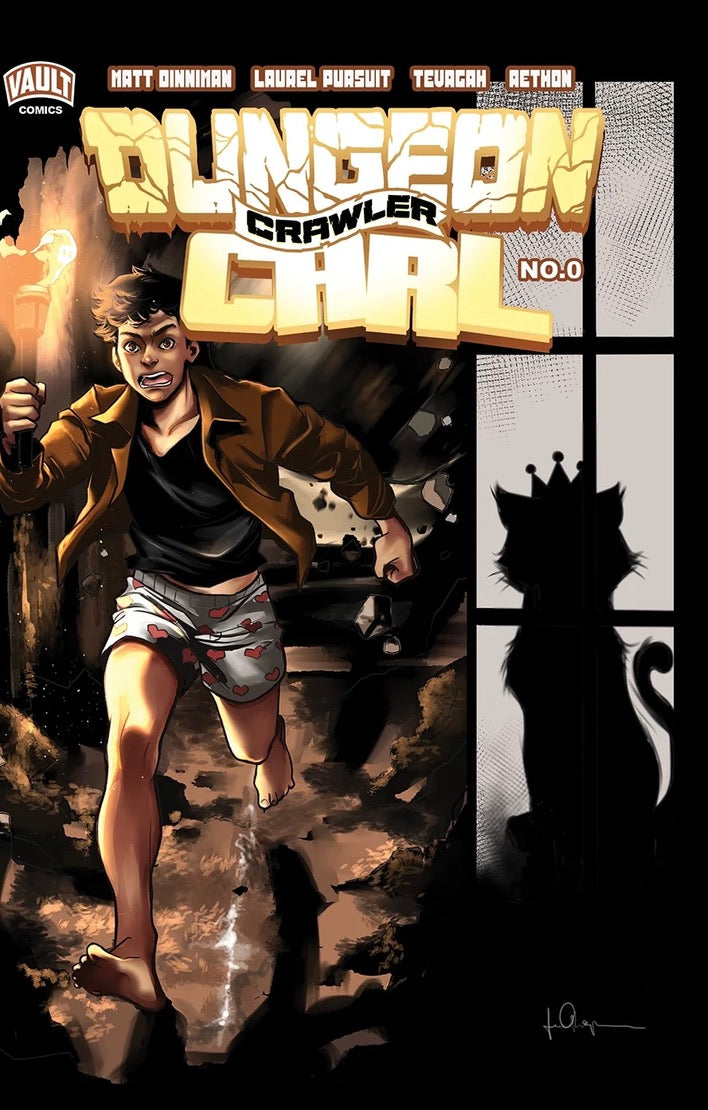 DUNGEON CRAWLER CARL #0 2ND PRINT EXCLUSIVE VIRGIN FOIL & TRADE SET - INDIANA JONES HOMAGE - PICCINNO - PRESALE EST SHIP 10/7
