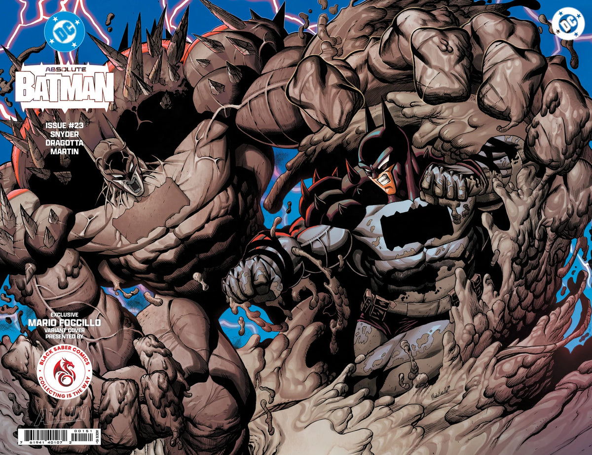 ABSOLUTE BATMAN #23 EXCLUSIVE MARIO  FOCCILLO VIRGIN - 1ST CLAYFACE - PRESALE EST SHIP 8/20