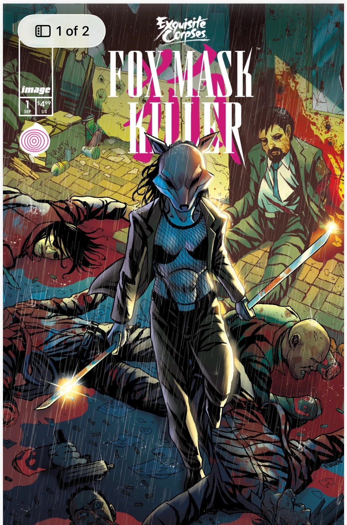 EXQUISITE CORPSES FOX MASK KILLER #1 EXCLUSIVE - JASON FLOWERS