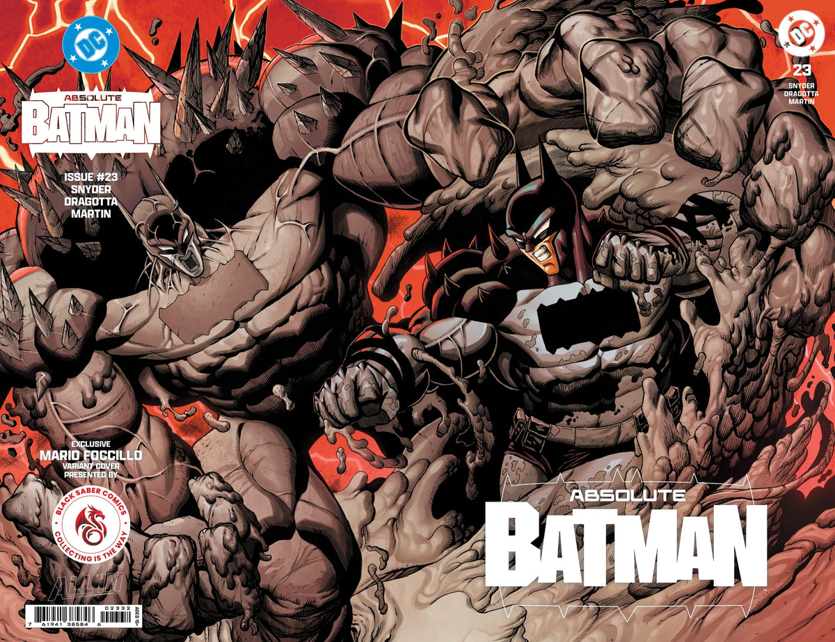 ABSOLUTE BATMAN #23 EXCLUSIVE MARIO  FOCCILLO TRADE - 1ST CLAYFACE - PRESALE EST SHIP 8/20