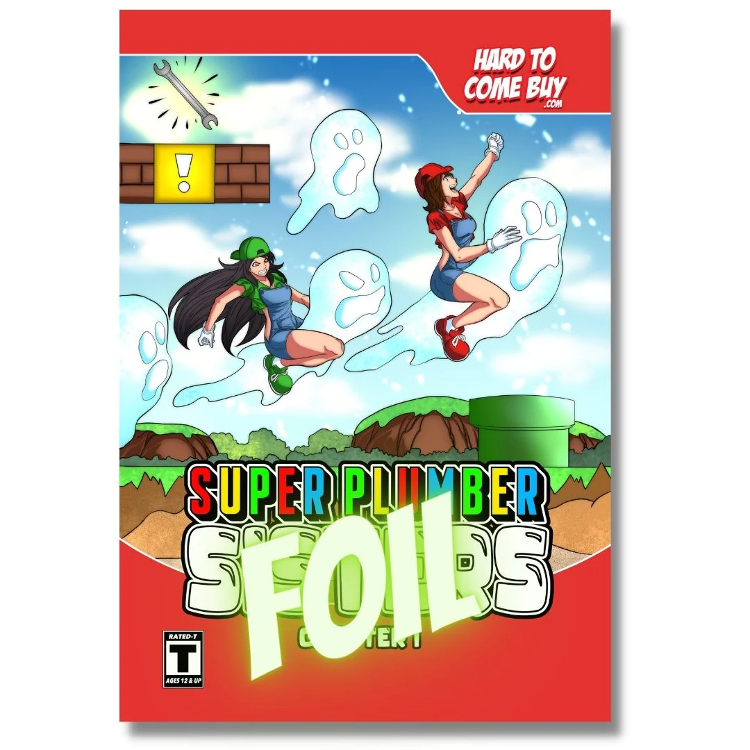 SUPER PLUMBER SISTERS #1 EXCLUSIVE FOIL/TRADE - SUPER MARIO Wii HOMAGE - LTD 32