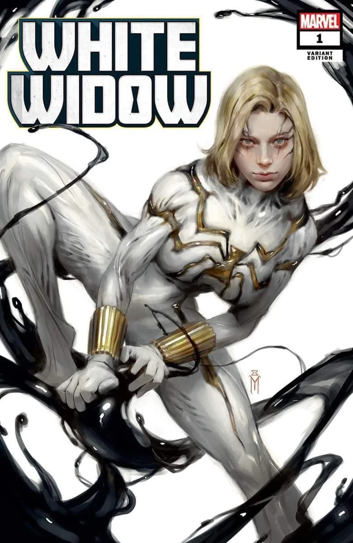 WHITE WIDOW #1 EXCLUSIVE VENOMIZED VIRGIN/TRADE - MIGUEL MERCADO - MARVEL