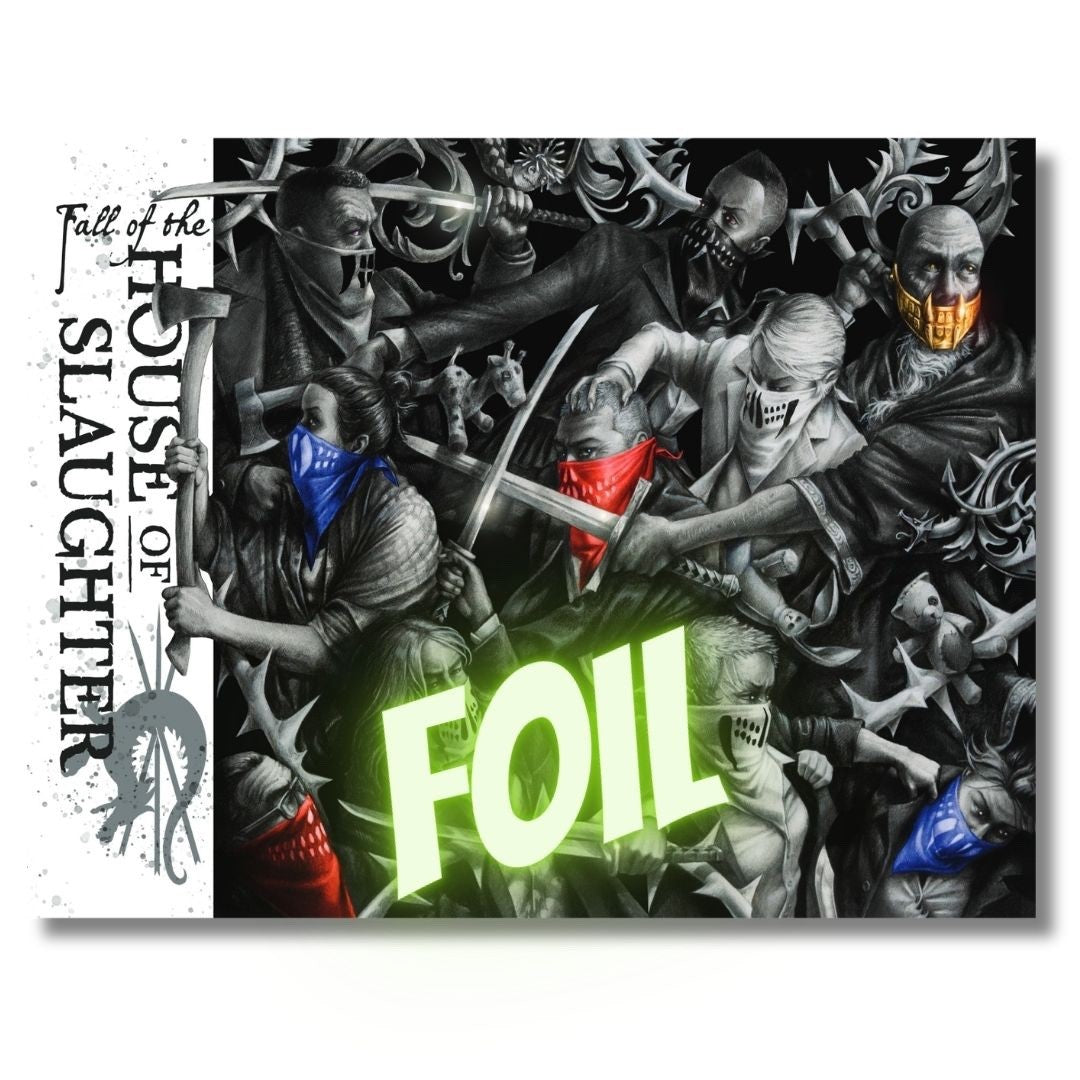 FALL OF THE HOUSE OF SLAUGHTER #1 VIRGIN EXCLUSIVE CURREY WRAPAROUND FOIL LT 300