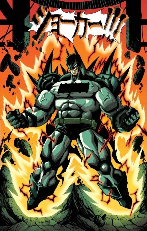 ABSOLUTE BATMAN #19 EXCLUSIVE JAPANESE VIRGIN DBZ HOMAGE - MARIO FOCCILLO