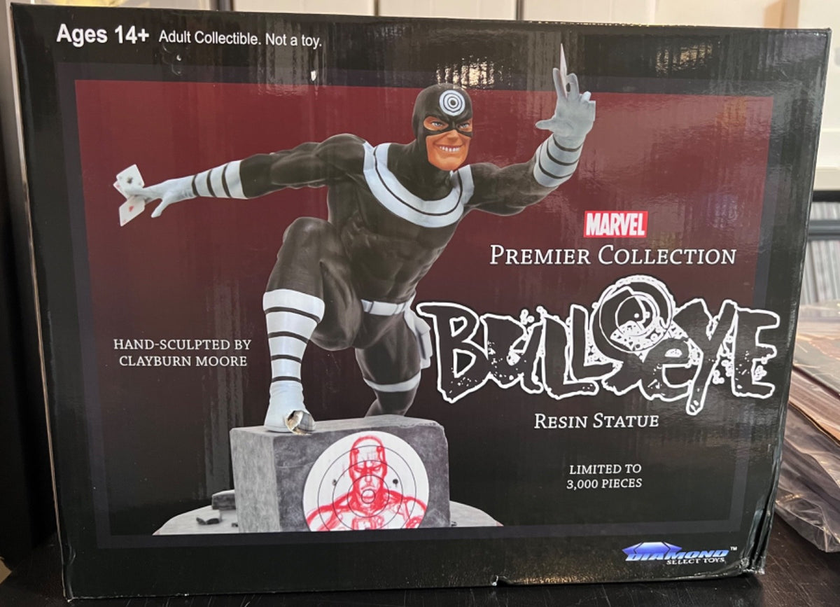 BULLSEYE RESIN 9" STATUE MARVEL PREMIER COLLECTION 2021 LTD 3000 - NIB