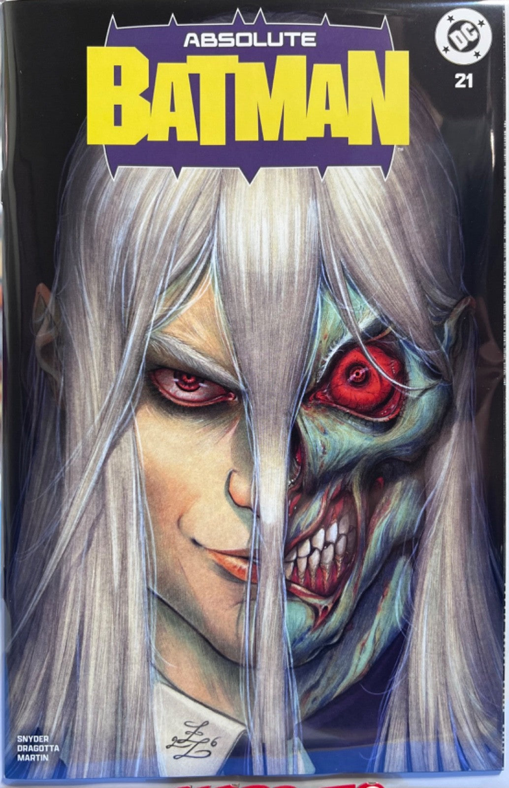 ABSOLUTE BATMAN #21 EXCLUSIVE TRADE - ZOE LACCHEI - TWO-FACE