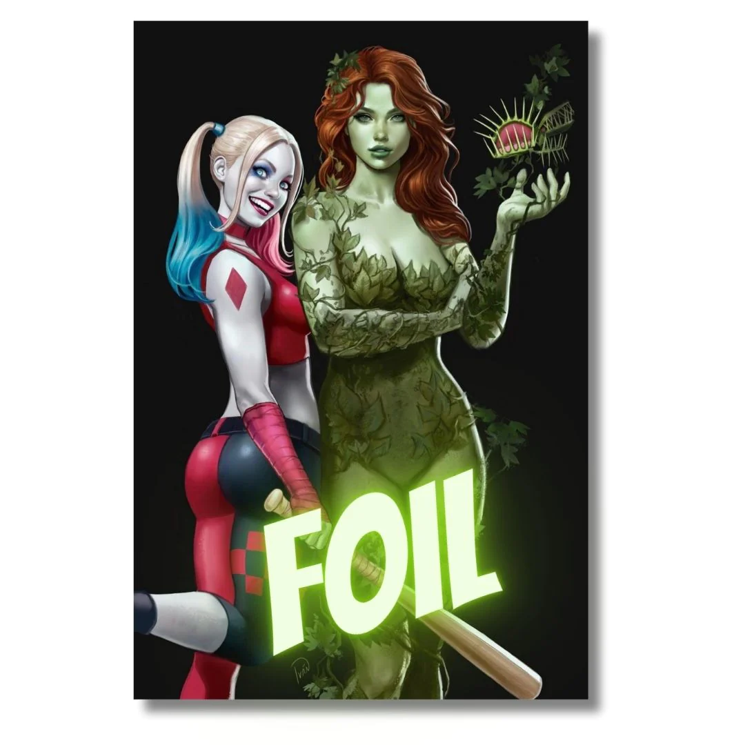 HARLEY QUINN #36 EXCLUSIVE TRADE/VIRGIN/FOIL - TALAVERA  LTD 800 - POISON IVY