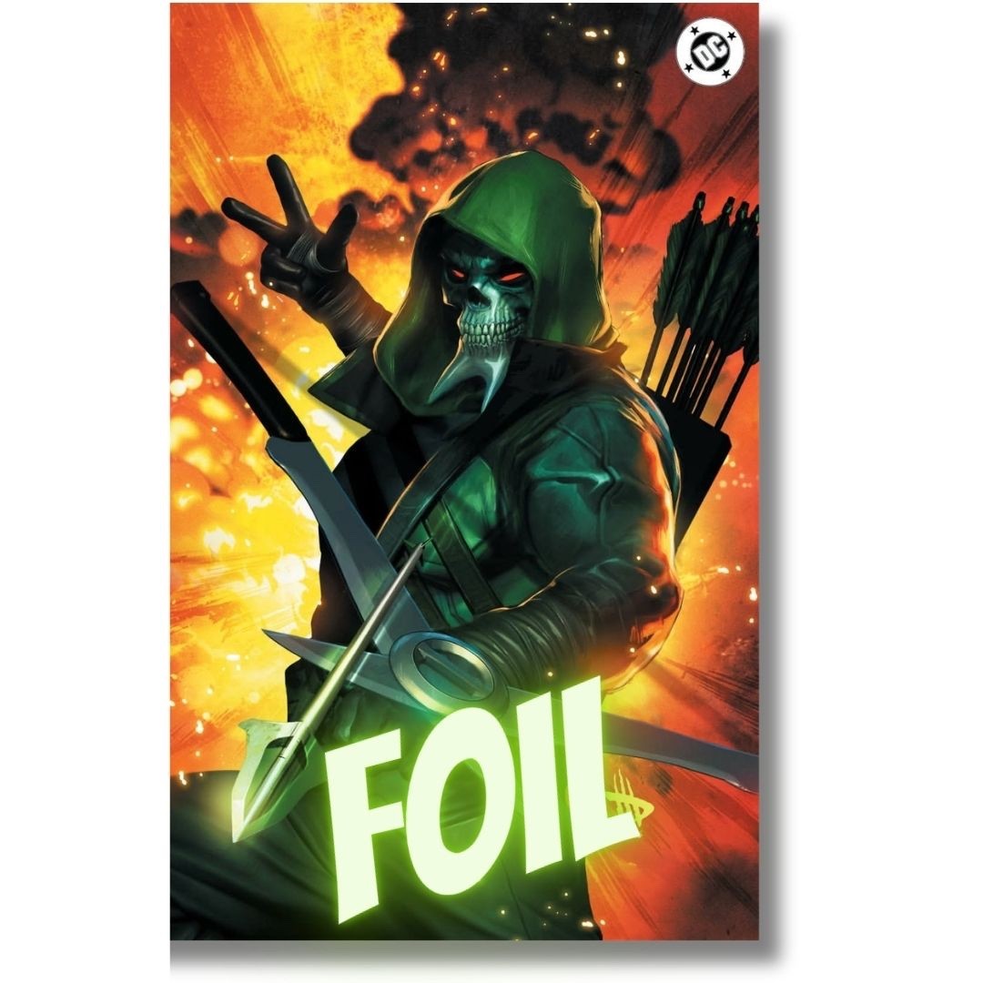 ABSOLUTE GREEN ARROW #1  TRADE & FOILS 3 BOOK EXCLUSIVE SET -  WILKINS - 1ST APP