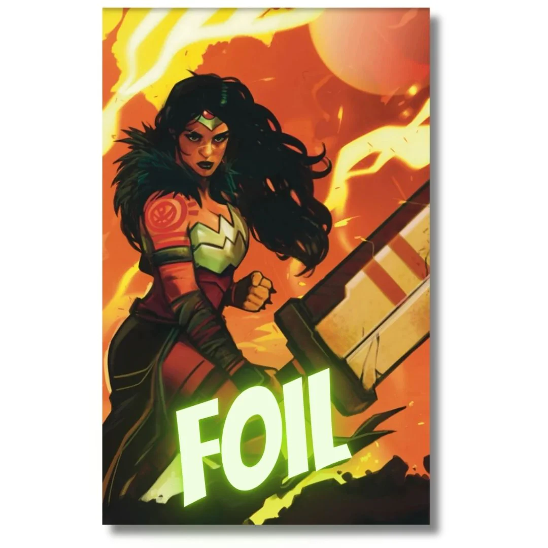 ABSOLUTE WONDER WOMAN #12 NYCC FOIL VIRGIN EXCLUSIVE - TOMASELLI