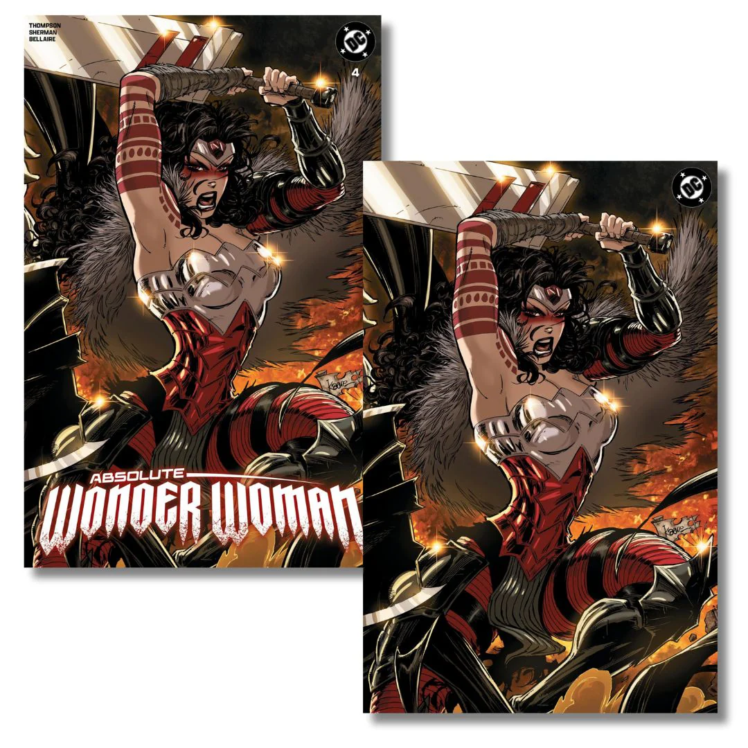 ABSOLUTE WONDER WOMAN #4 EXCLUSIVE VIRGIN/TRADE SET - KAARE ANDREWS  LTD 1000