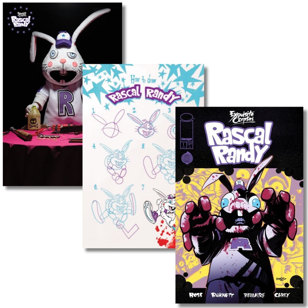 EXQUISITE CORPSES RASCAL RANDY #1 - 3 COVER SET
