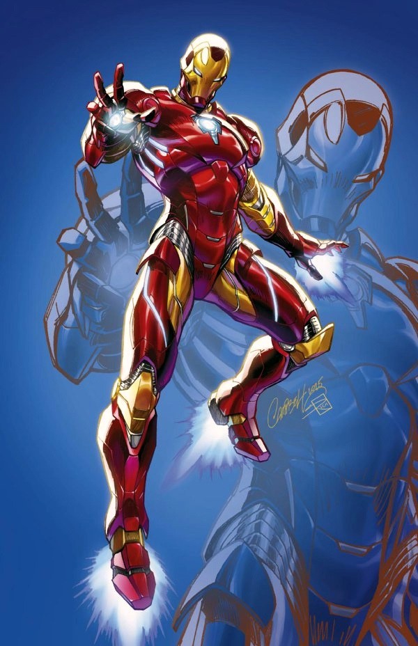 1:100 AVENGERS #29 VIRGIN INCENTIVE - IRON MAN - J Scott Campbell 2025