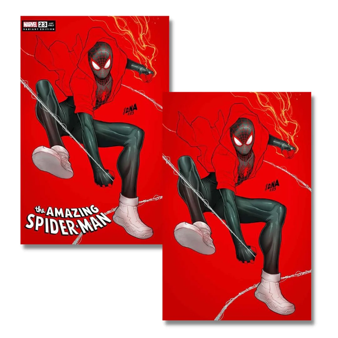 AMAZING SPIDER-MAN #23 EXCLUSIVE VIRGIN/TRADE -  NAKAYAMA - MILES MORALES