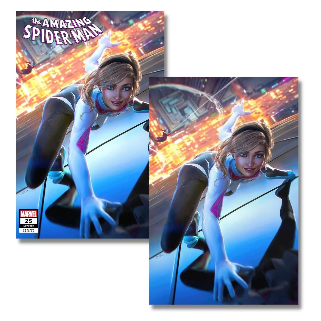 AMAZING SPIDER-MAN #25 EXCLUSIVE VIRGIN/TRADE - TIAGO DA SILVA - SPIDERGWEN