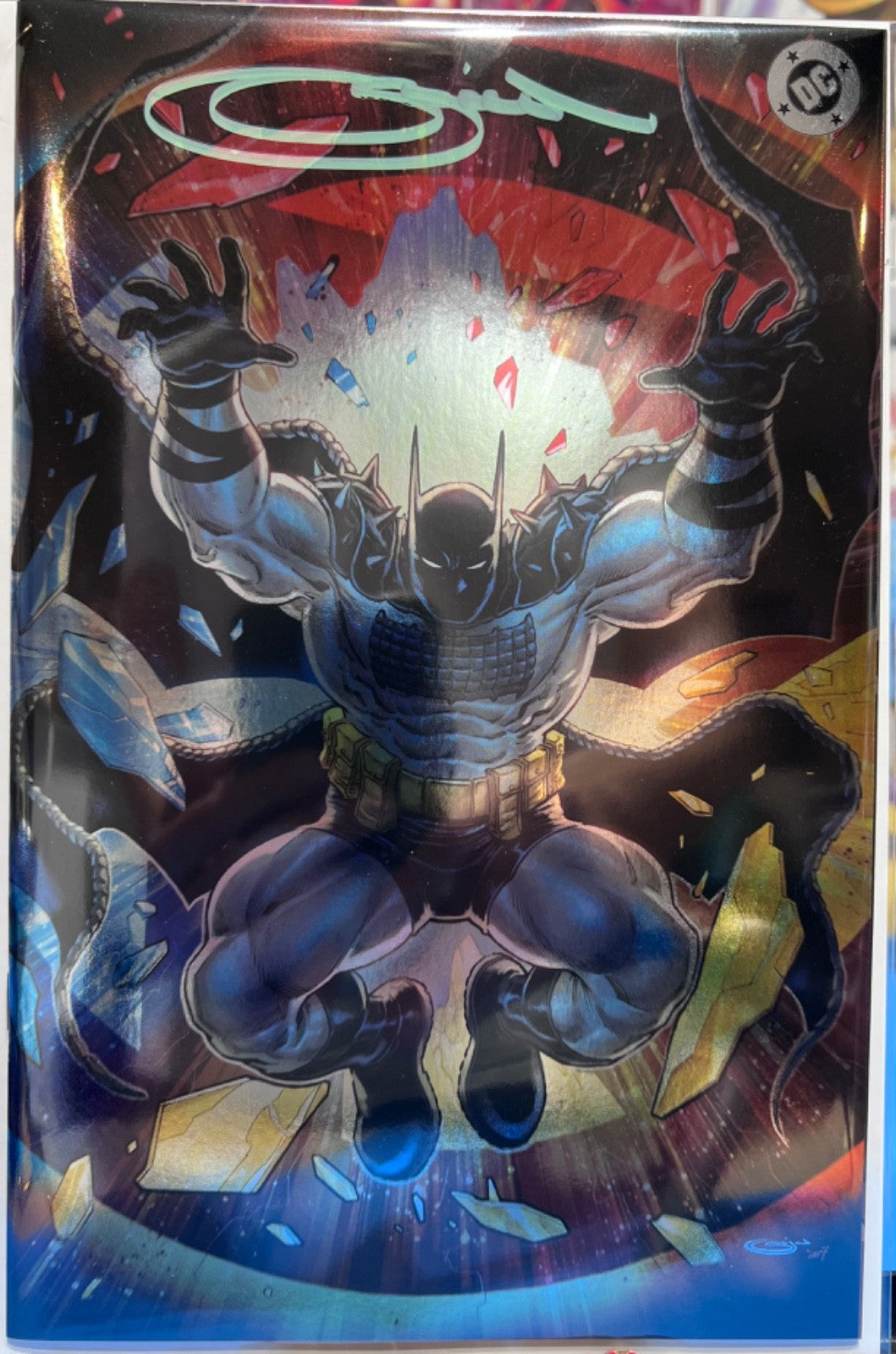 ABSOLUTE BATMAN #20 SIGNED VIRGIN FOIL  EXCLUSIVE - SHAH  CoA - 1ST ROBINS