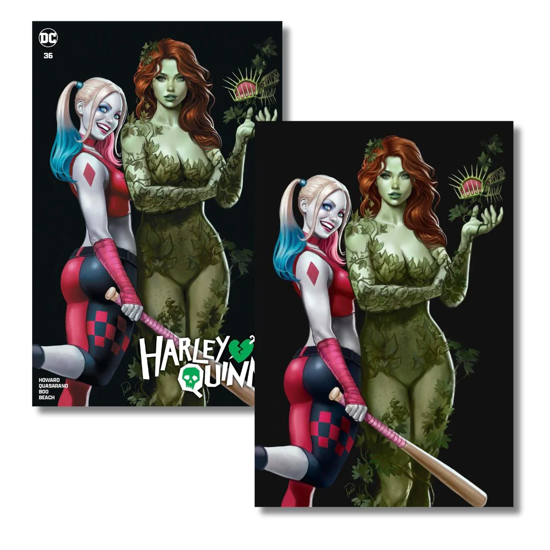 HARLEY QUINN #36 EXCLUSIVE TRADE/VIRGIN - TALAVERA - POISON IVY