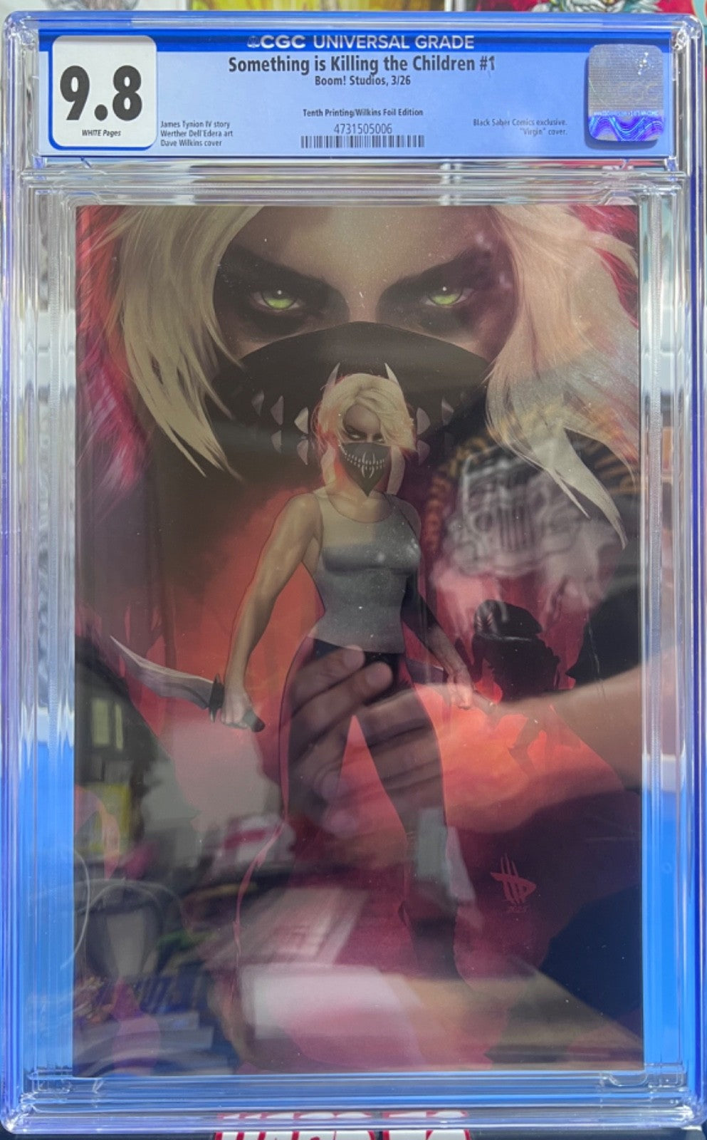 9.8 CGC SOMETHING IS KILLING THE CHILDREN #1 10th PRINT FOIL EXCLUSIVE  LTD 250