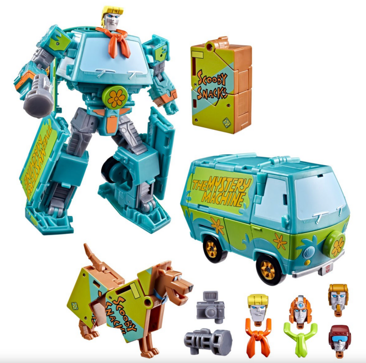 SCOOBY-DOO TRANSFORMERS LTD EDITION COLLAB ACTION FIGURE SET -  NIB