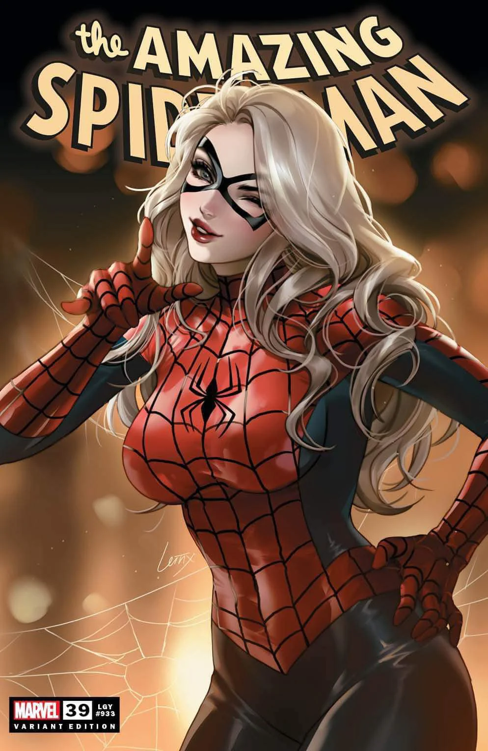 AMAZING SPIDER-MAN #39 EXCLUSIVE VIRGIN/TRADE - LEIRIX LI BLACK CAT COSPLAY