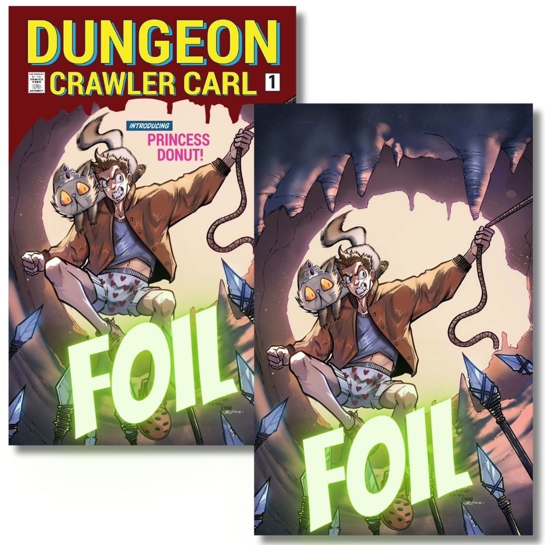 DUNGEON CRAWLER CARL #0 EXCLUSIVE FOIL GUNN SET - AF15 HOMAGE  LTD 100