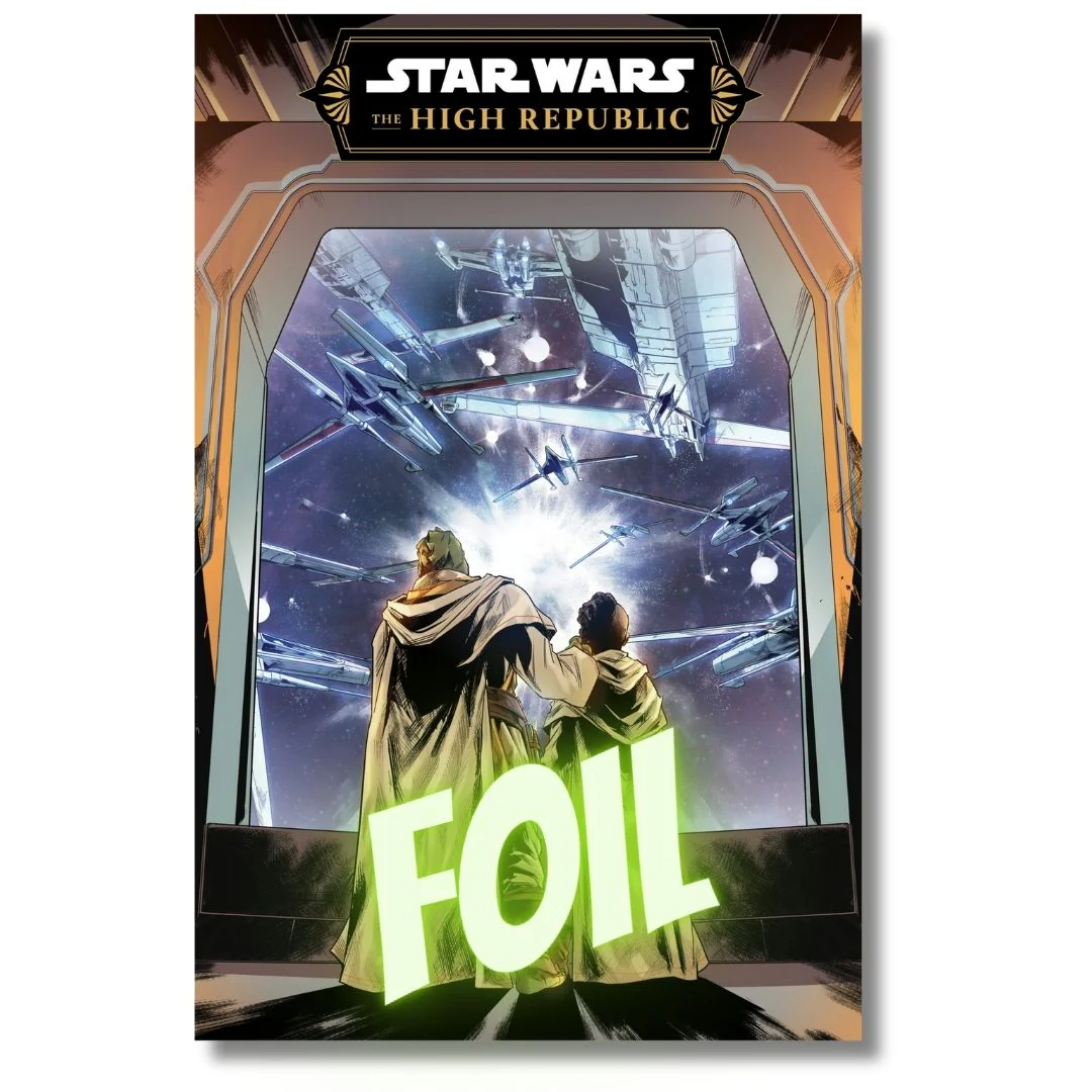 STAR WARS HIGH REPUBLIC #8 SDCC SPOT FOIL EXCLUSIVE HOMAGE - VILLANELLI  2024