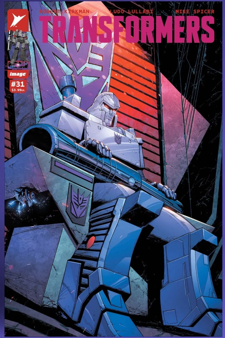 TRANSFORMERS #31  EXCLUSIVE VIRGIN & TRADE - MEGATRON -  KIRKHAM w/ COA ltd 750
