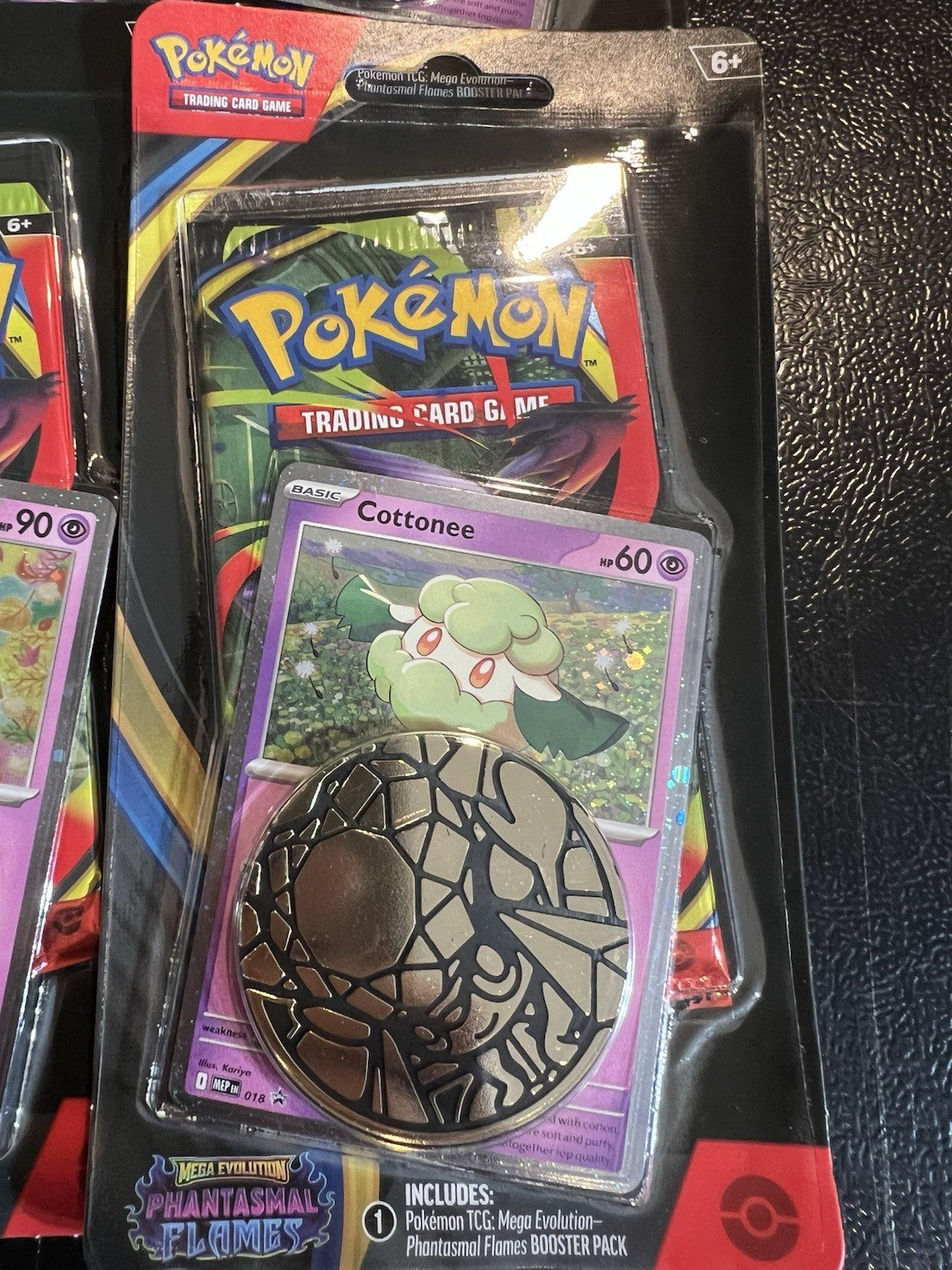 Pokemon PHANTASMAL FLAMES Blister [6 Pack Set] - Promo's Whimsicott & Cottonee
