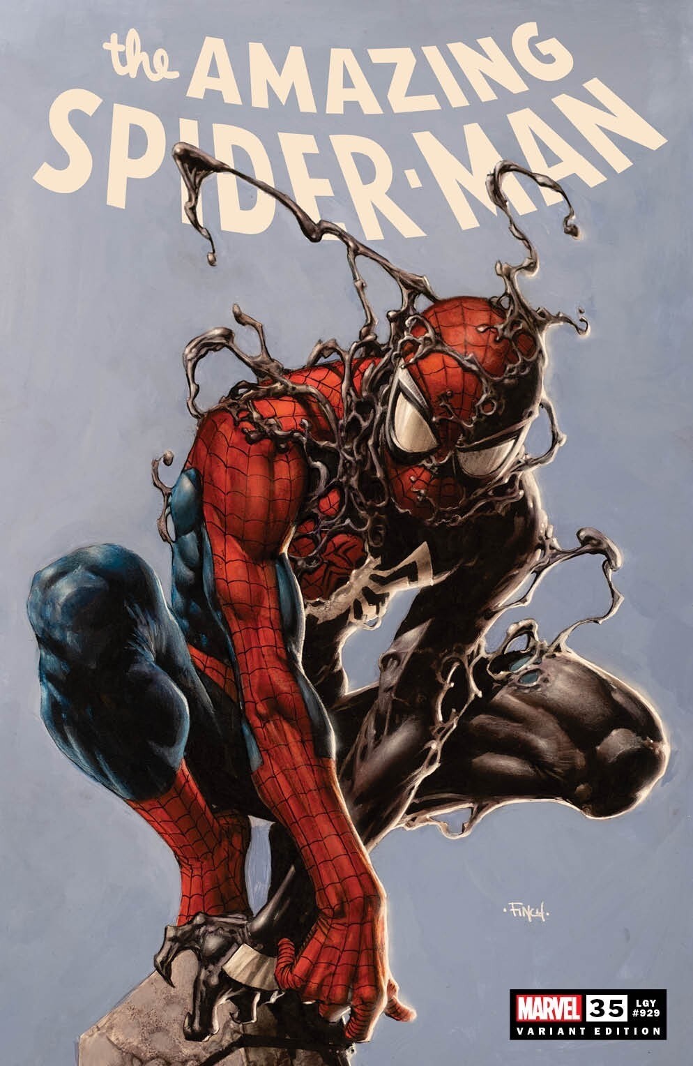 AMAZING SPIDER-MAN #35 EXCLUSIVE VENOMIZED - DAIVD FINCH 2023