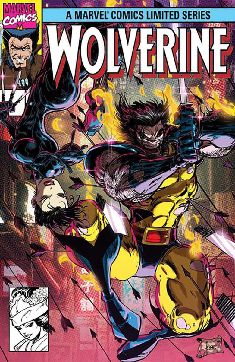 WOLVERINE #1 FACSIMILE EXCLUSIVE VIRGIN/TRADE SET  - KAARE, MILLER. CLAREMONt