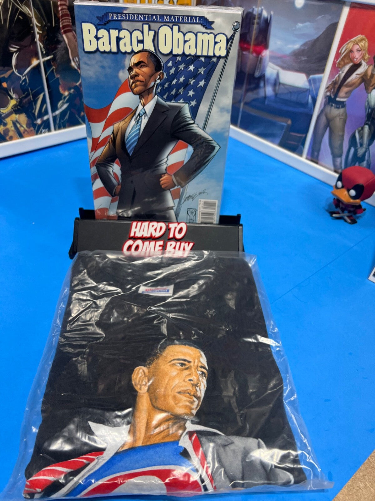 BARACK OBAMA #1 (1ST PRINT) 10 COPIES CAMPBELL + ALEX ROSS LARGE TSHIRT (NEW)