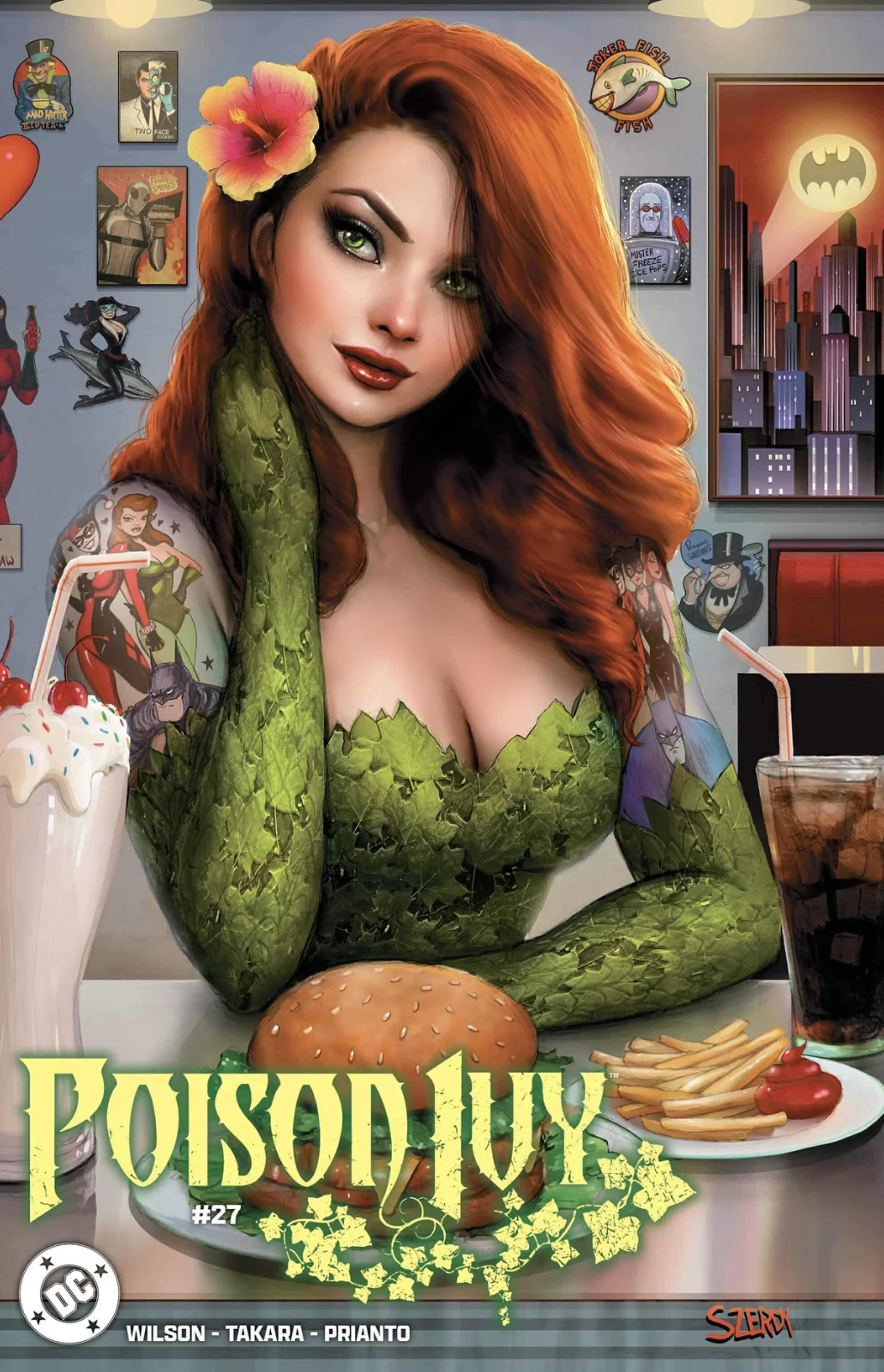 POISON IVY #27 EXCLUSIVE TRADE DINER TATTOO SERIES - SZERDY
