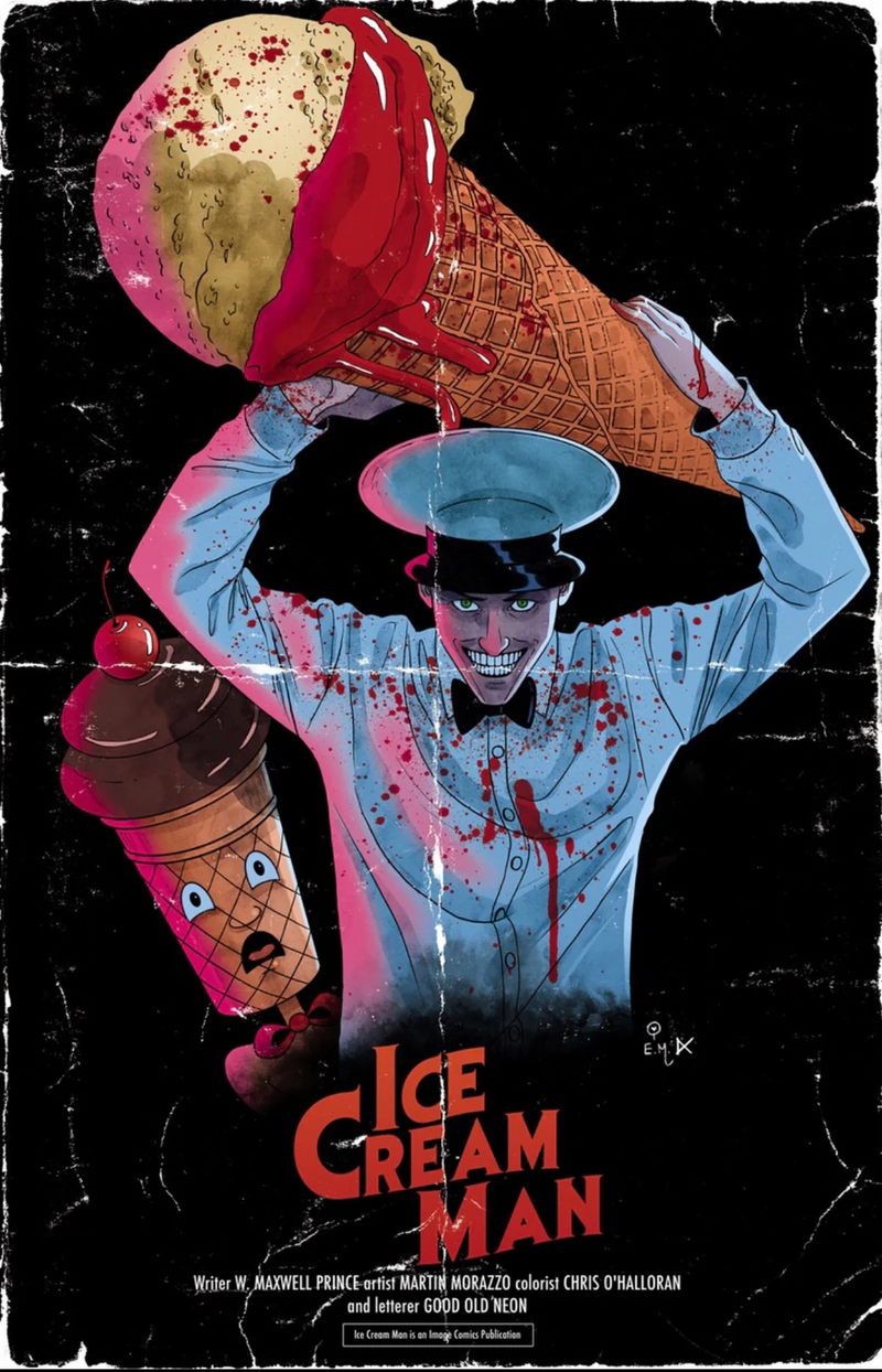 ICE CREAM MAN #25 EXCLUSIVE  "Evil Dead" HOMAGE SET - HUTCHINSON - MOVIE COMING