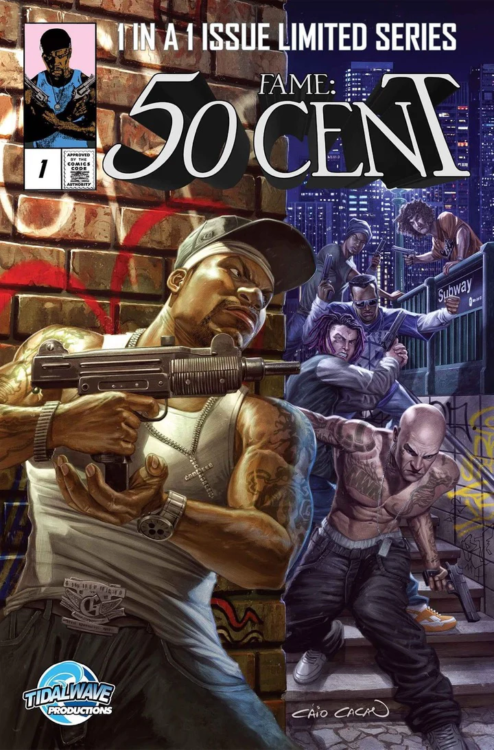 FAME 50 CENT #1 EXCLUSIVE VIRGIN/TRADE PUNISHER HOMAGE - CAIO CACAU - LTD 300