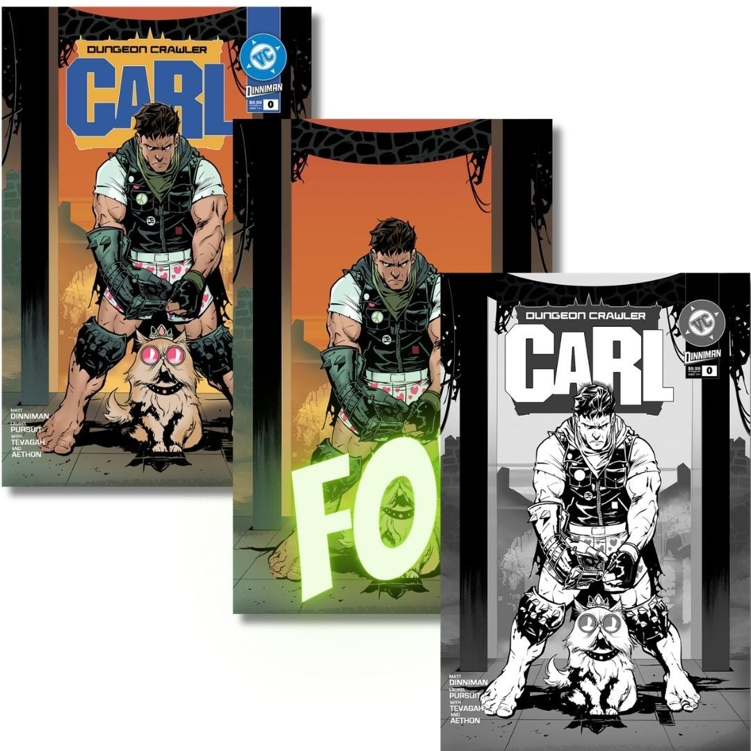 DUNGEON CRAWLER CARL SPECIAL EDITION #0 ABSOLUTE BATMAN 3 BOOK HOMAGE SET