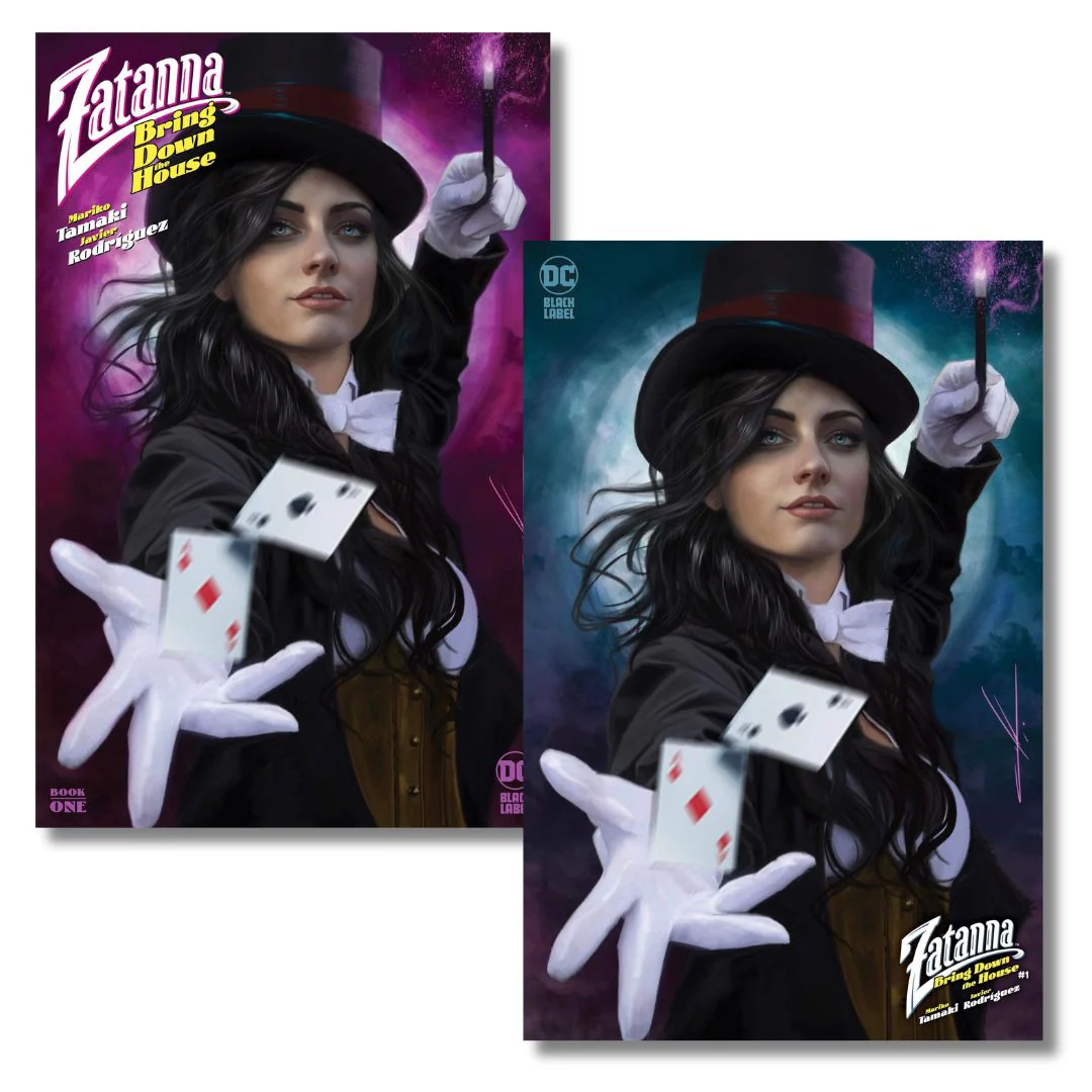 ZATANNA BRING DOWN THE HOUSE #1 EXCLUSIVE MINIMAL/TRADE SET - CARLA COHEN