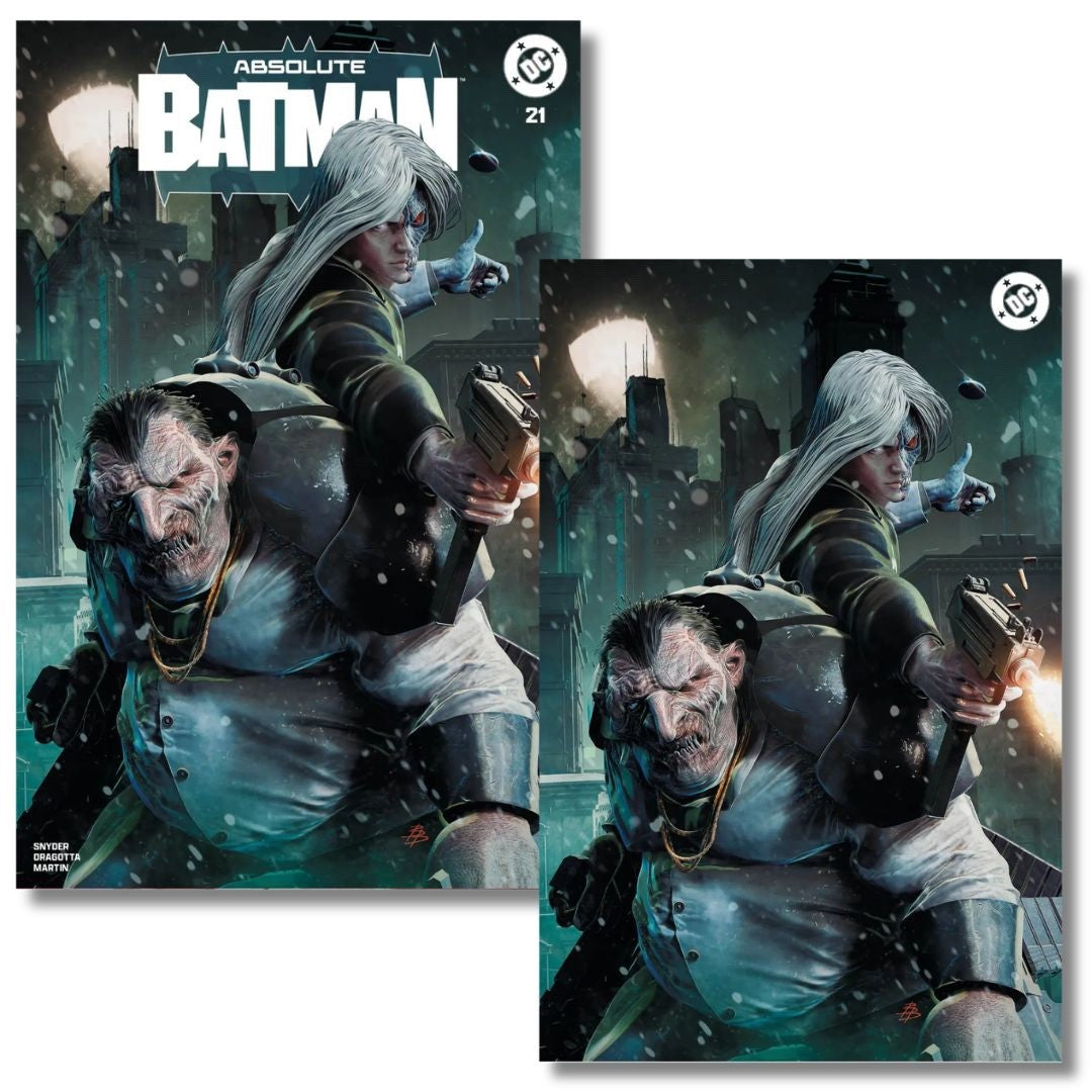 ABSOLUTE BATMAN #21 VIRGIN & TRADE EXCLUSIVE - BJORN BARENDS - TWO-FACE  PENGUIN