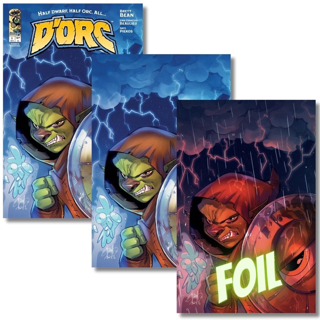 D'ORC #1 EXCLUSIVE 4TH PRINT FOIL/VIRGIN/TRADE SET - MIRKA ANDOLFO