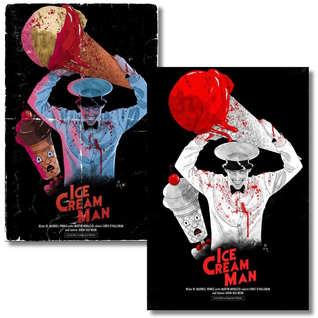 ICE CREAM MAN #25 EXCLUSIVE  "Evil Dead" HOMAGE SET - HUTCHINSON - MOVIE COMING