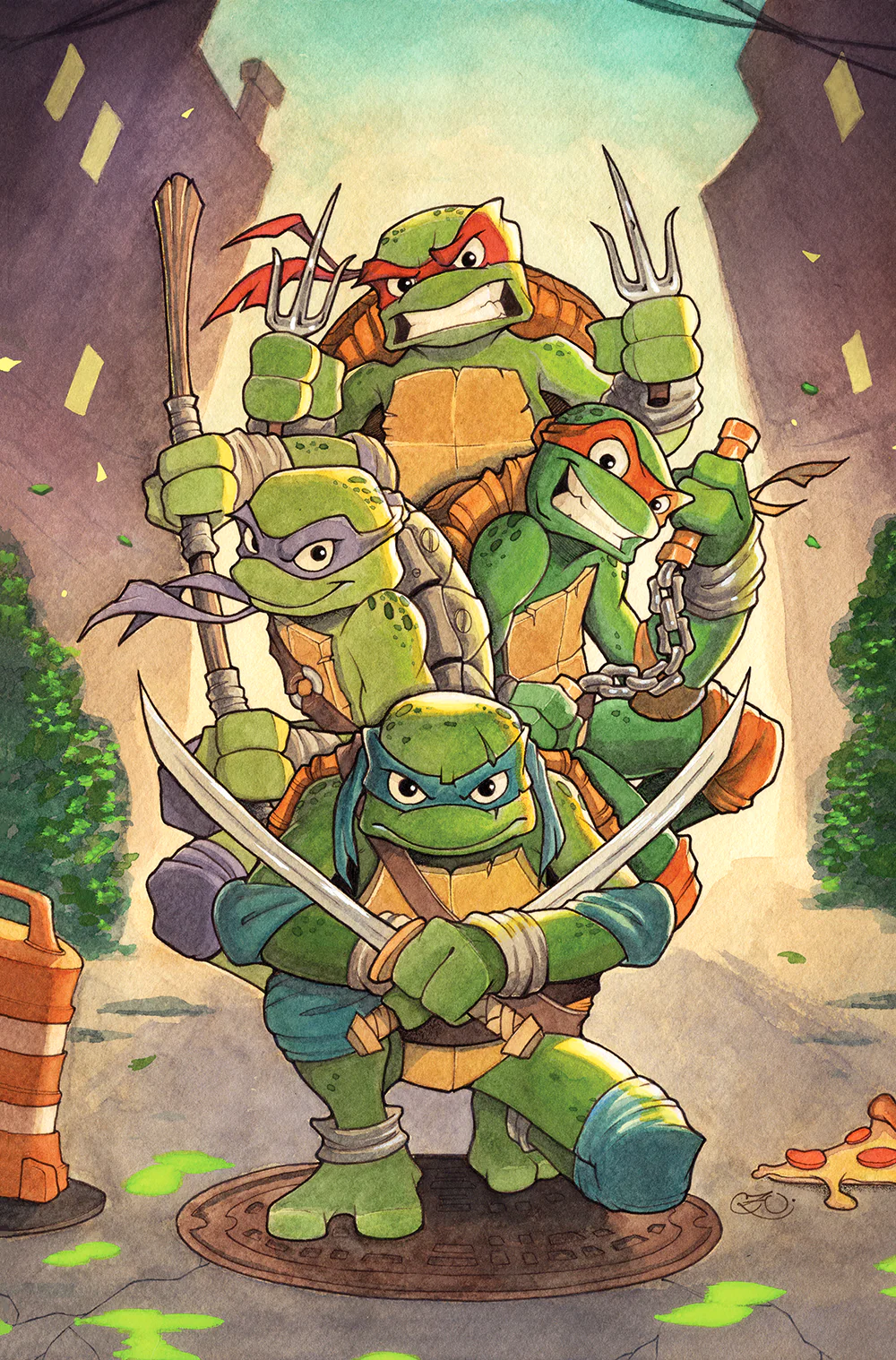 TEENAGE MUTANT NINJA TURTLES ALPHA #1 VIRGIN EXCLUSIVE - CHRISSIE ZULLO LTD 500