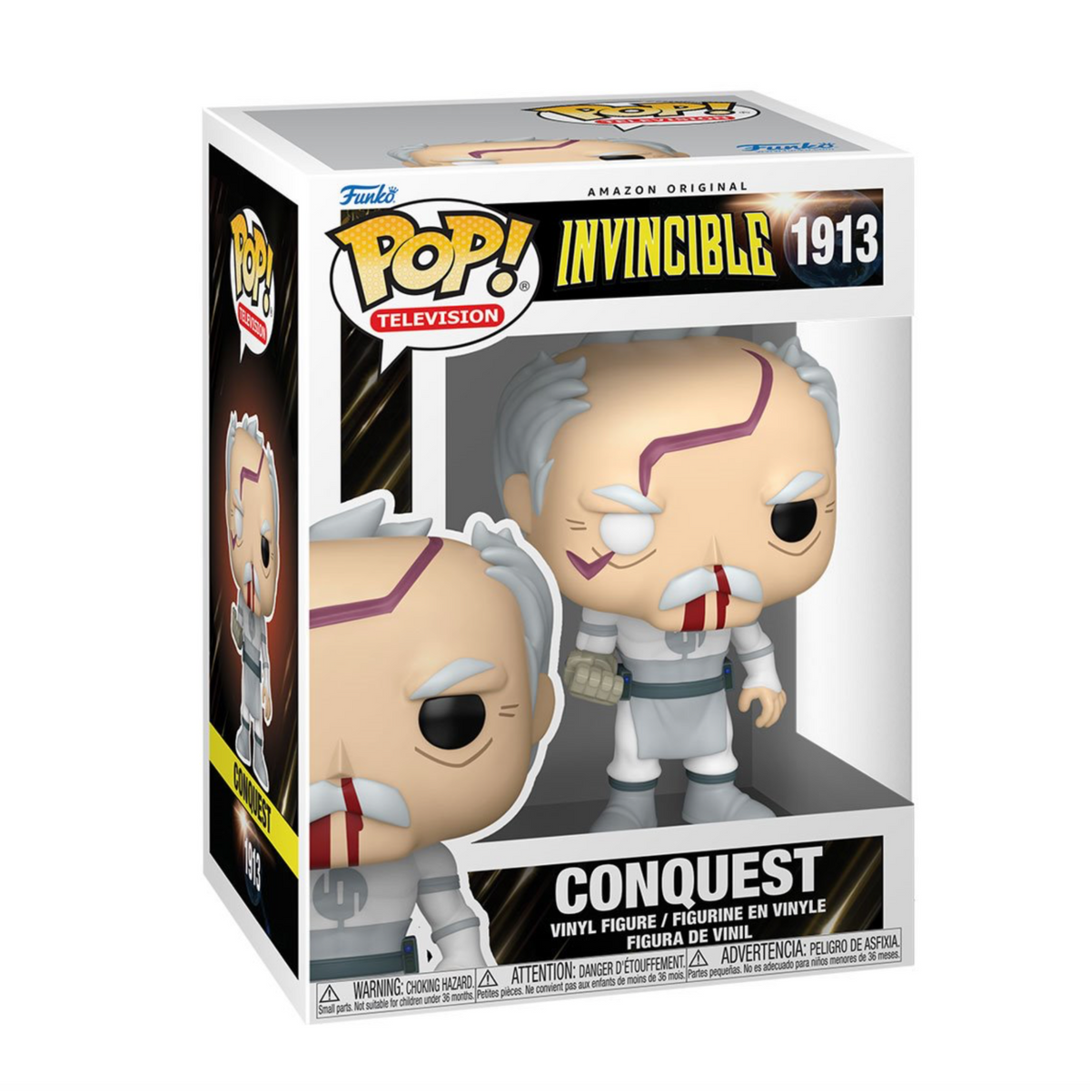 INVINCIBLE BATTLE DAMAGE  & CONQUEST FUNKO POP! VINYL #1912 & 1913 - NEW IN BOX
