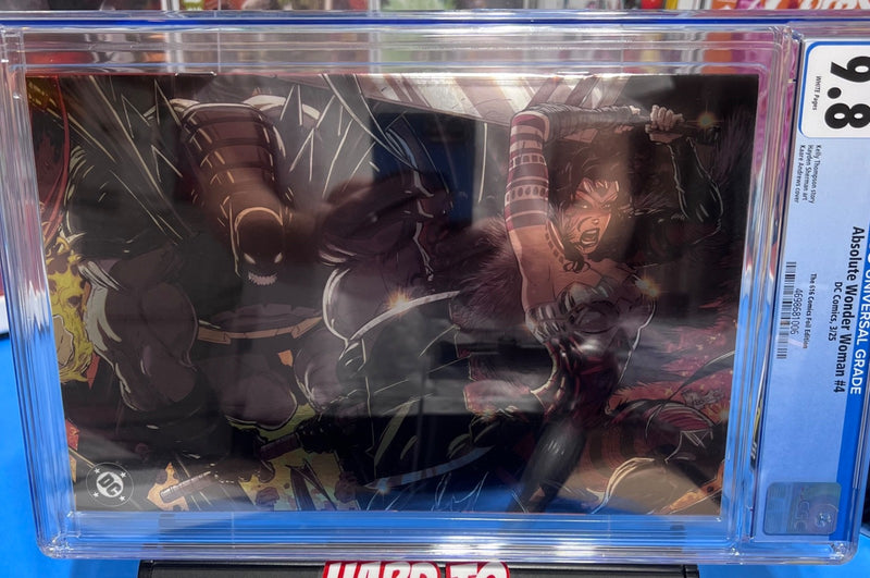 9.8 CGC ABSOLUTE WONDER WOMAN #4 FOIL EXCLUSIVE VIRGIN- KAARE ANDREWS - BATMAN