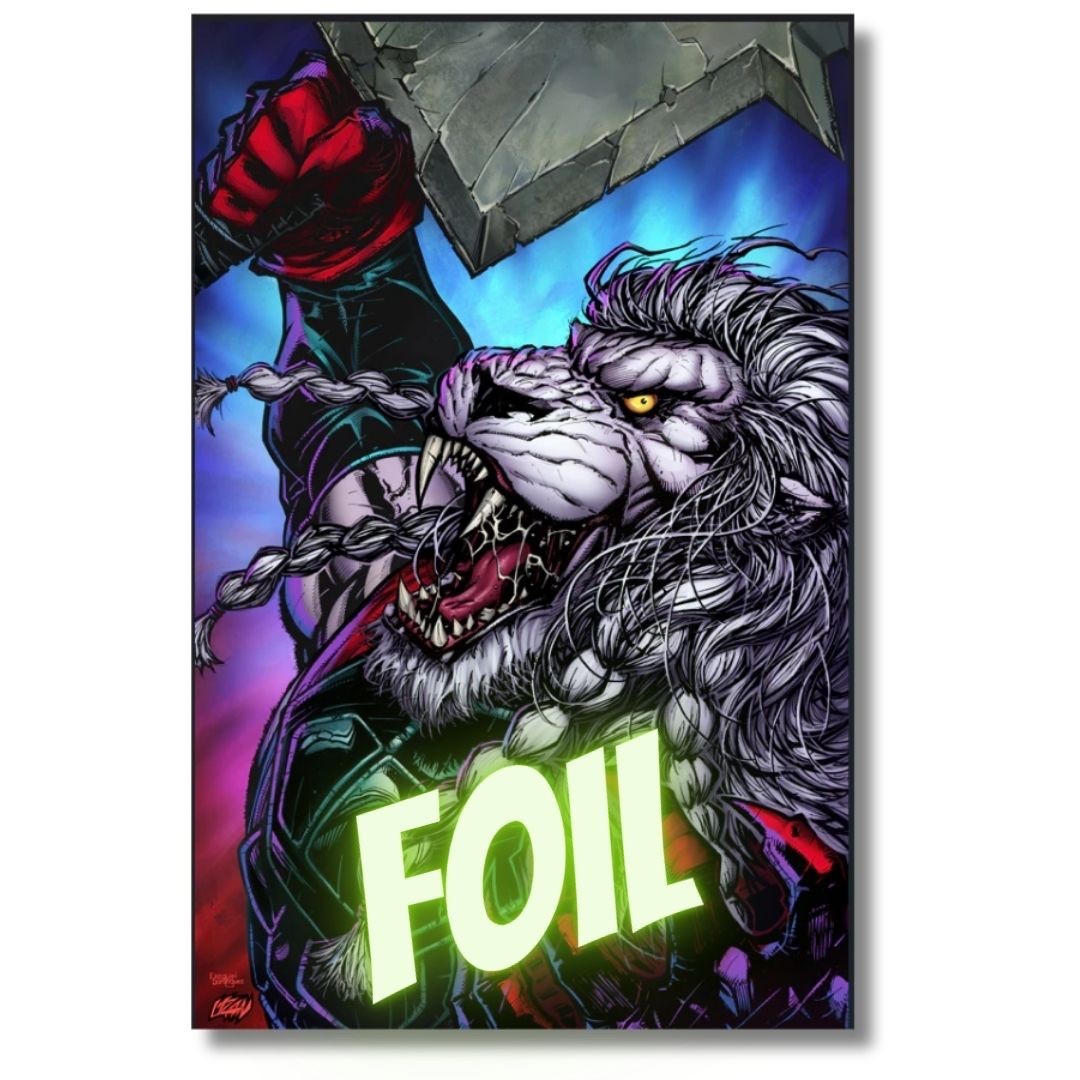 BATTLE BEAST #4 VIRGIN FOIL EXCLUSIVE - UZAN - LTD 1K - INVINCIBLE