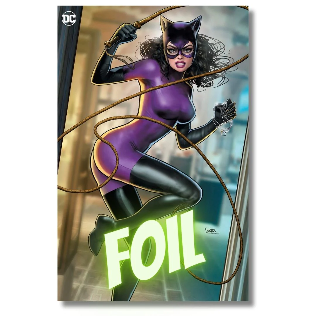 CATWOMAN #64 EXCLUSIVE FOIL/VIRGIN/TRADE HOMAGE - SZERDY LTD 800
